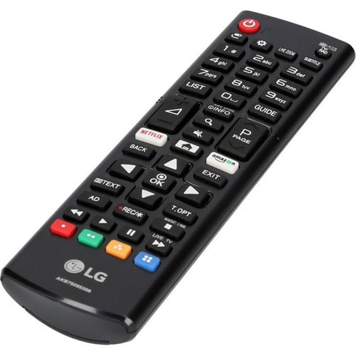Akb75095308 Netflix-Amazon Uyumlu Lcd Led Tv Kumanda Siyah Renkli