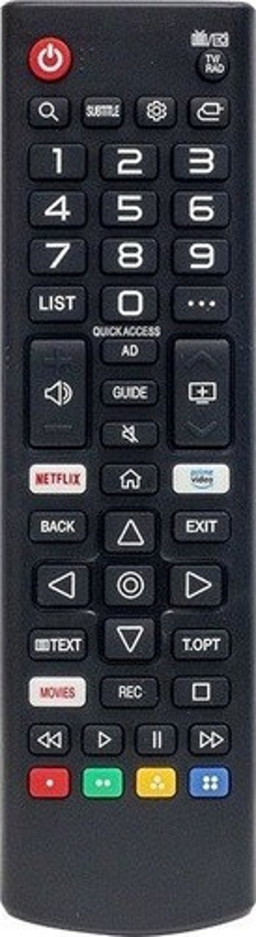 LG Uyumlu Prime Video-Netflix-Movies Tuşlu Lcd-Led Tv Kumanda 9895