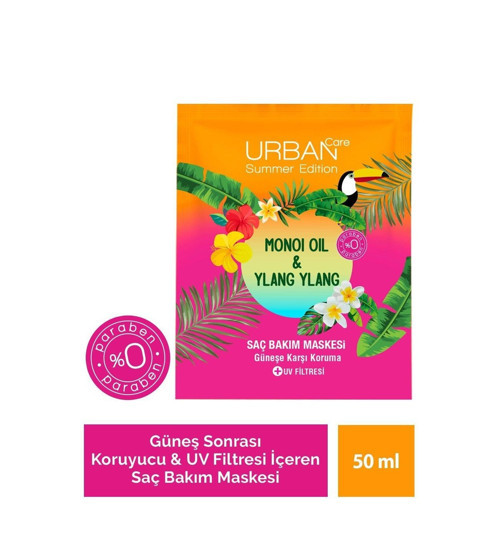 Summer - Monoi Yağı & Ylang Ylang Duş Öncesi Onarıcı Saç Bakım Maskesi - Vegan - 50 ml