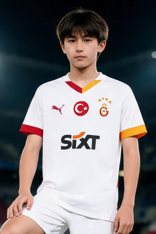 Galatasaray 2024/2025 Çocuk Deplasman Forması 77966002 Beyaz