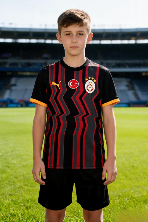 Galatasaray 24/25 77966103 Genç Üçüncü Forma Siyah