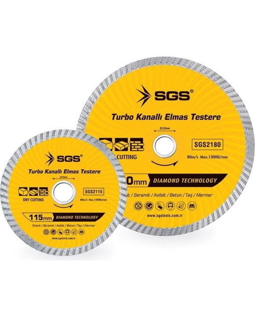 2115 Turbo Kanallı Elmas Kesici 115MM