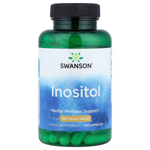 Vitamins, Inositol Cognitive focus Liver health 650 mg 100 Caps