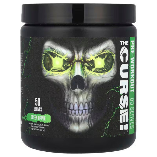 The Curse! PreWorkout Caffeine Beta-Alanine Creatine L-Citrulline Boost Energy Strength & Focus