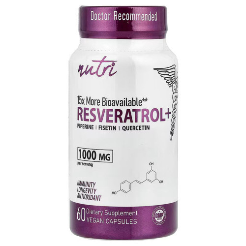 , Resveratrol+ Antioxidants 60 Vegan Capsules