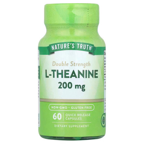 L-Theanine Brain & Cognitive Amino acid 200 mg 60 Quick Release Capsules