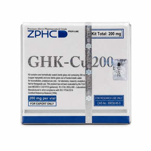 GHK-Cu 200mg Kit Lyophilized Peptide + Bacteriostatic Water