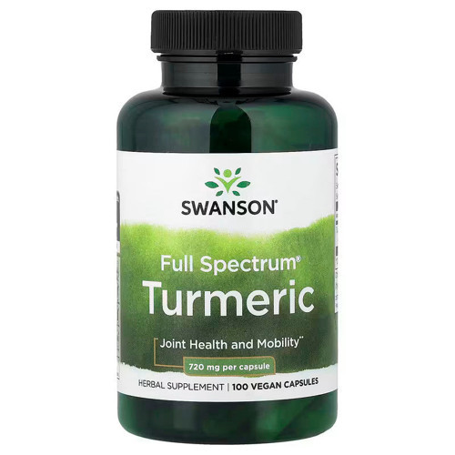 Vitamins Full Spectrum Turmeric & Curcumin Antioxidants 720 mg 100 Vegan Caps