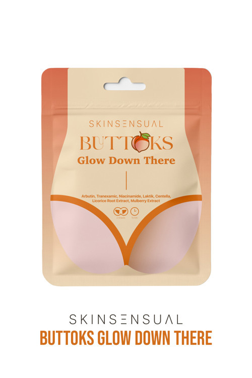 Buttoks Glow Down There Vücut Maskesi | Kararma Karşıtı ve Aydınlatmaya Yardımcı | 2 Parça