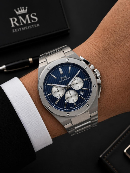 Romanson Premium Erkek Kol Saati Çelik Kordon 5 ATM Su Geçirmez Kronometreli Kadran AG2134.13