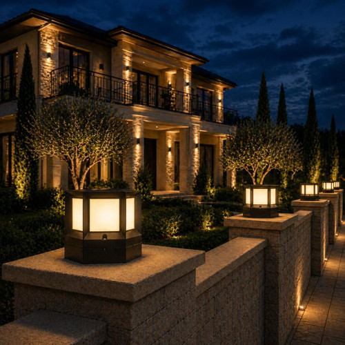 Ultra6 Set Üstü Bahçe Aydınlatma Lambası – E27 Duy, IP54 Suya Dayanıklı, UV ve Darbelere Karşı Dayanıklı,Dış Mekan