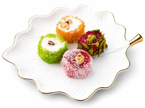Premium Lokum 350 Gr - Karışık Kuruyemişli Türk Lokumu - Fıstıklı Fındıklı Hediyelik Lokum