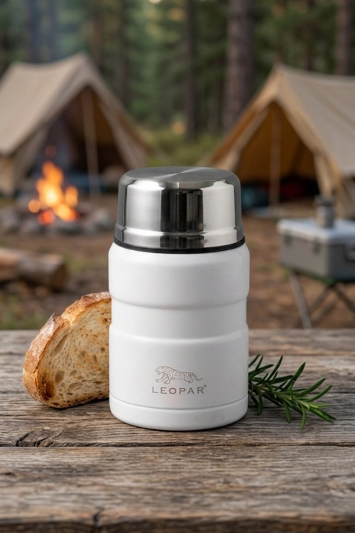 Leopar 500 ml Kaşıklı Yemek Termosu YK1829