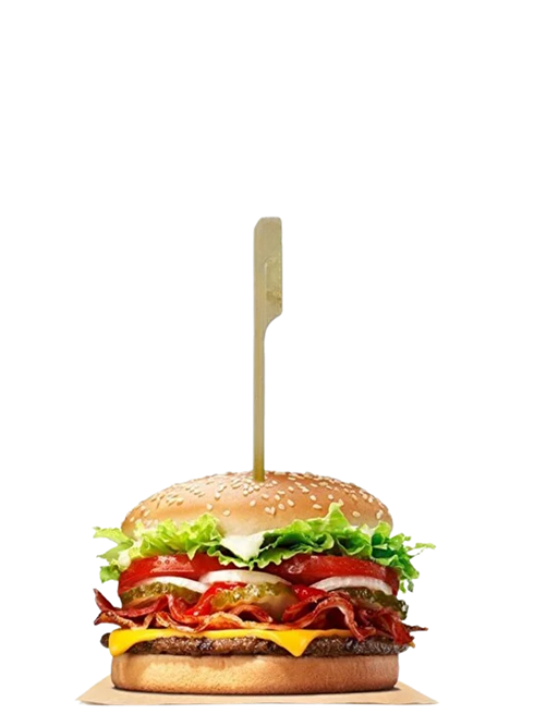 Hamburger Pasta Kürdanı Süsü 100 Adet Bambu Çöp Şiş Yemek Kürdanı
