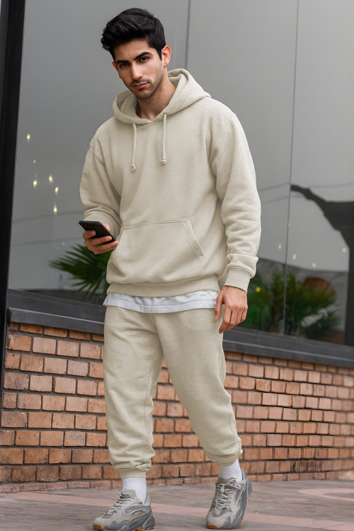 Erkek Oversize Sweatshirt Spor Eşofman Takımı