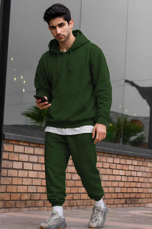 Erkek Oversize Sweatshirt Spor Eşofman Takımı