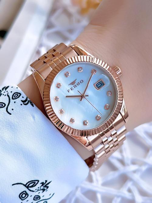 Rose Gold Renk 3 Atm Suya Dayanıklı Çelik Kordon Özel Tasarım Kadın Kol Saati BMN.8A2112FE