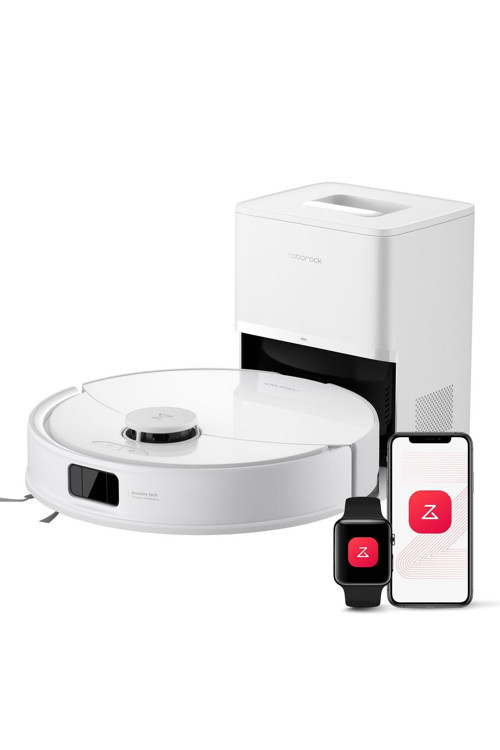 Q8 Max Pro Plus Akıllı Robot Süpürge ve Paspas (Çöp İstasyonlu) - Beyaz