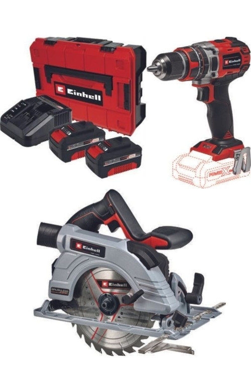 Tp-Cd 18/60 Li-İ Bl Matkap Te-Cs 18/190 Li Bl Daire Testere 2X4.0Ah Akülü Profesyonel Set
