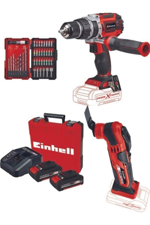 Tp-Cd 18/60 Li-İ Bl Matkap Varrito Raspalama 2X2.0Ah Akülü Set