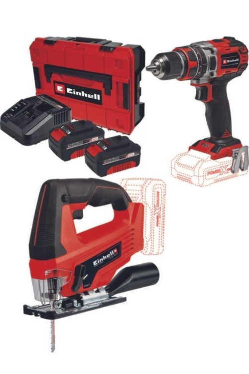 Tp-Cd 18/60 Li-İ Bl Matkap Tc-Js 18 Li Dekupaj Testere 2X4.0Ah Akülü Set