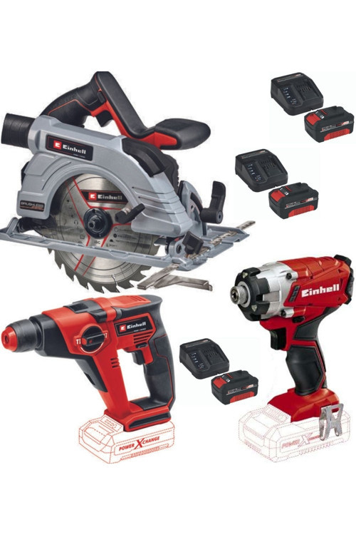 Te-Hd 18/12 Vidalama Matkap Te-Cı 18/1 Vidalama Te-Cs 18/190 Daire Testere 3X4.0Ah Akülü Set