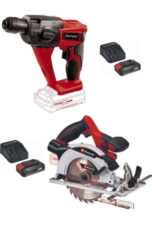 Te-Hd 18 Li Akülü Vidalama Delme Te-Cs 18/165/1 Akülü Daire Testere 2X2.5Ah Starter Kit Set