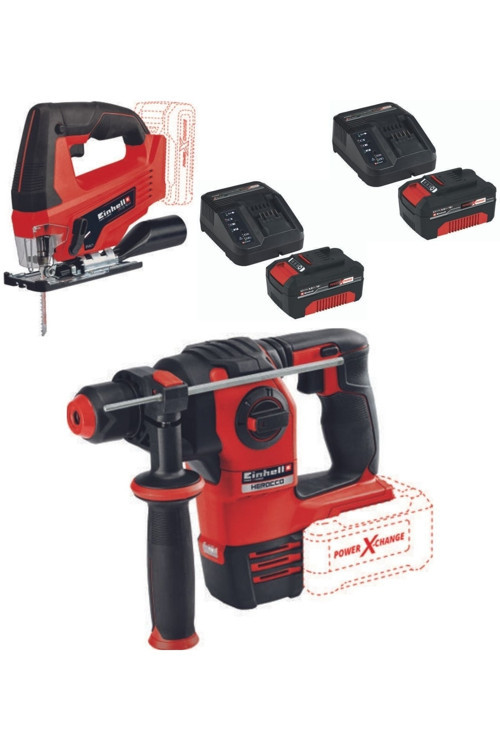 Herocco 18V Kırıcı Delici Tc-Js 18 Dekupaj 2X4.0Ah Akülü Set