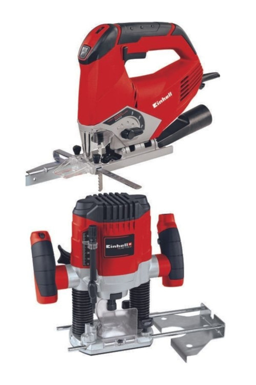 Te-Js 100 750W Taşıma Çantalı Dekupaj Tc-Ro 1155 E Dik Freze Karton Kutulu 1100W Usta Seti
