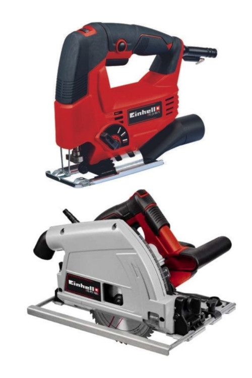 Tc-Js 80/1 550 Watt Elektrikli Dekupaj Te-Ps 165 Dalma Testeresi 1200W (Ray Hariçtir) Set