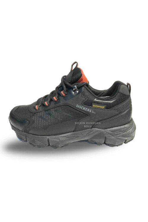 Outdoor Erkek Su Geçirmez Trekking Siyah Spor Ayakkabı