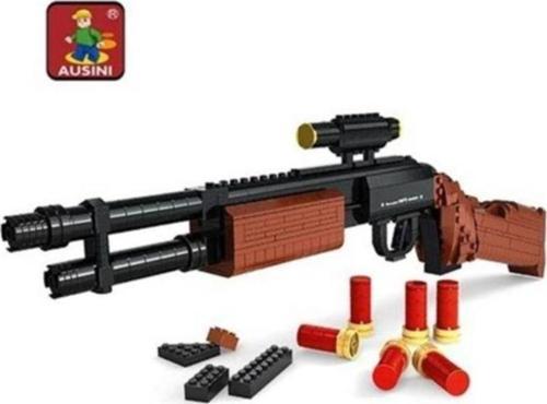 Bricks 527 Parça M870 Shotgun Oyuncak Silah