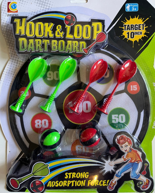 Dart Cırtlı Oyuncak Hedef Tahtalı 4 Cırtlı Ok 2 Cırtlı Top Seti