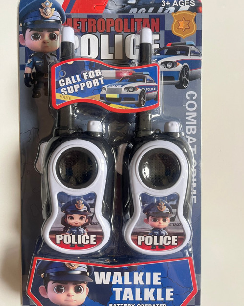 Askeri ve Polis Telsiz 2 li Set Beyaz