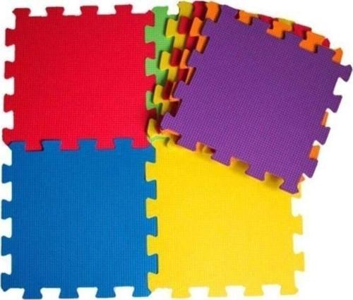 Diger Karakterler Çocuk Oyun Karosu - Eva Puzzle Yer Matı - Renkli 