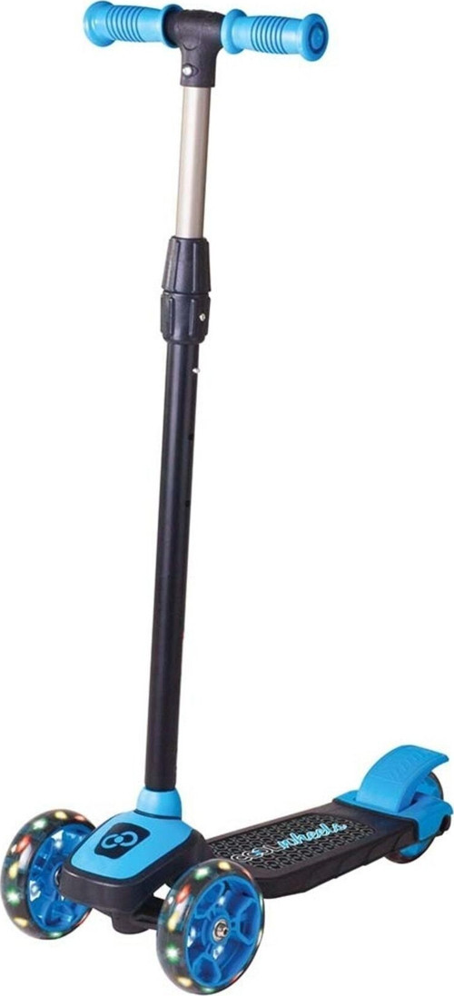 Led Işıklı 3 Tekerlekli Twistable Mavi Çocuk Scooterı