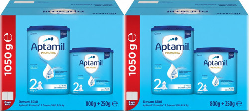 Nutrıcıa Aptamil Pronutra 1050GR (800+250GR) Devam Sütü No:2 (6-9 Ay) Avantaj Pk (2 Li Set)