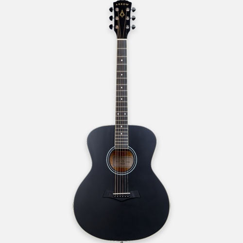Arrow Gold D BLK Black acoustic guitar