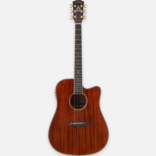 Arrow Platinium D CE MH/MH Mahogany/Mahogany - Electro-Acoustic Guitar