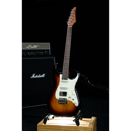 Soloking MS-11 Classic MKII with Rosewood FB in 3 Tone Sunburst W/Gigbag