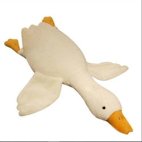 Sevimli Peluş Uyku Arkadaşım Kaz 75 cm- Uçan Kaz Morton Uyku Yastığı