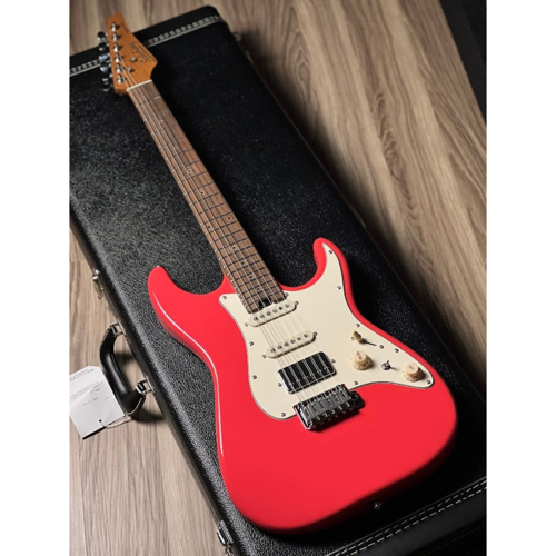 Soloking MS-11 Classic MKII with Rosewood FB in Fiesta Red W/Gigbag