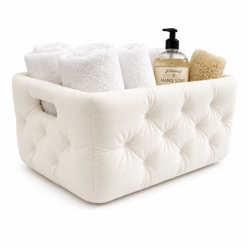 🧺✨ 25 cm Dev Boy Dekoratif Düzenleyici Saklama Sepeti 🏡🛋️ Çok Amaçlı Masaüstü Organizer Kutu 🧸