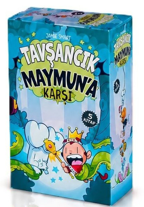 Tavşancık Maymun'a Karşı Seti - 5 Kitap Takım - Kutulu