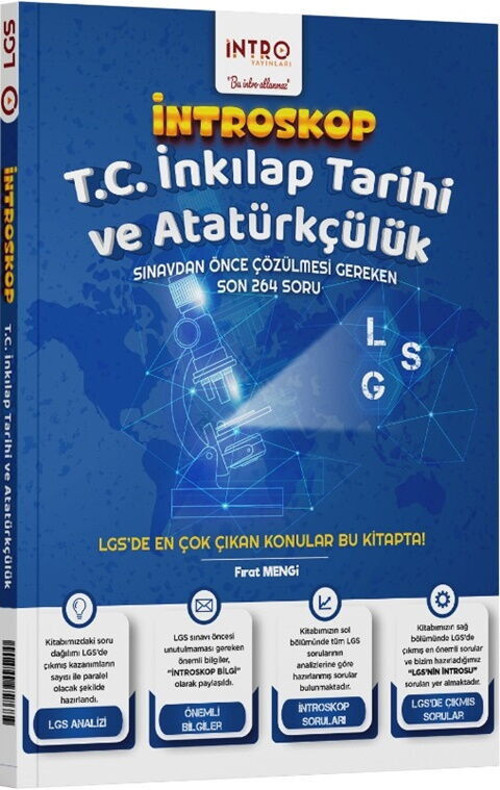 8.Sınıf İntroskop S.B. İnkılap Tarihi (Güncel Müfredat)2027 Müfredata Uygun