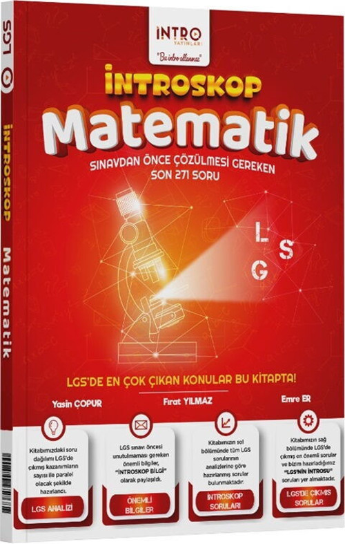 8.Sınıf İntroskop S.B. Matematik (Güncel Müfredat)2027 Müfredata Uygun