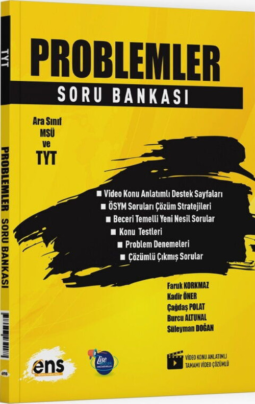 Ens Destek Tyt Soru Bankası Problemler (Güncel Müfredat)2027 Müfredata Uygun