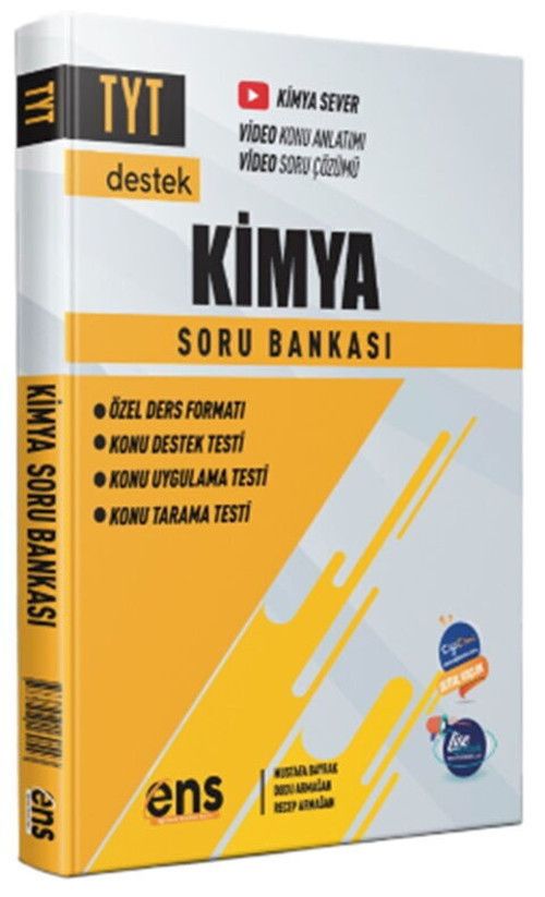 Ens Destek Tyt Soru Bankası Kimya (Güncel Müfredat)2027 Müfredata Uygun