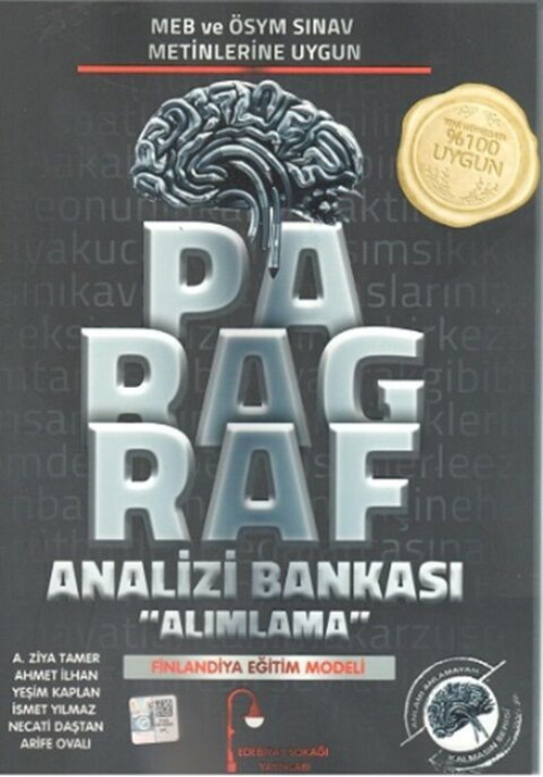 E.Sokağı Analizli Soru Bankası Paragraf (Güncel Müfredat)2027 Müfredata Uygun