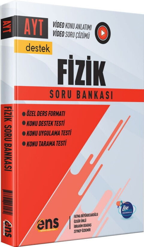 Ens Destek Yks Ayt Soru Bankası Fizik (Güncel Müfredat)2027 Müfredata Uygun